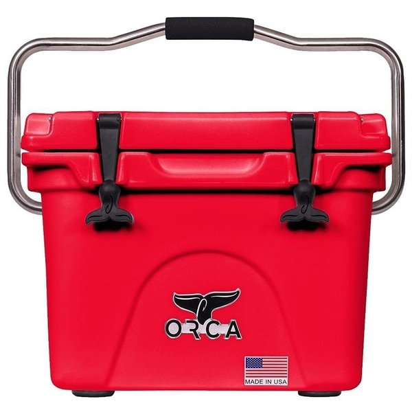 Orca Cooler, 20 qt Cooler, Red, 10 days Ice Retention ORCRE/RE020